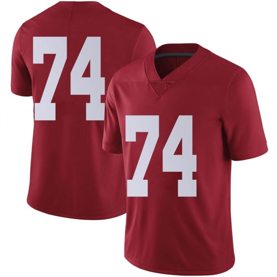 Alabama Crimson Tide Youth Damieon George Jr. #74 No Name Crimson NCAA Nike Authentic Stitched College Football Jersey QY16V62EO
